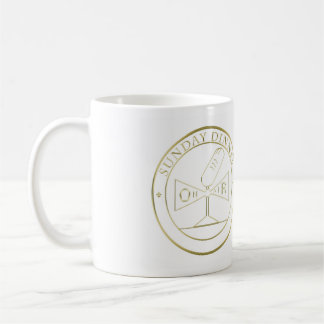 Taza de café de la cena de domingo