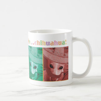 Taza de café de la chihuahua de Ay…