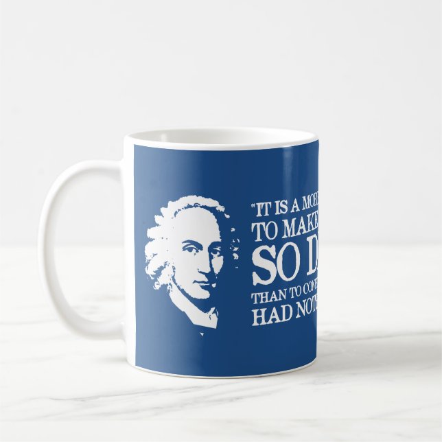 Taza de café de la cita de Jonathan Edwards (Izquierda)
