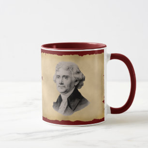 Taza de café de la cita de Thomas Jefferson