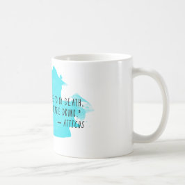 Taza de café de la cita del Atticus: Tarde, en