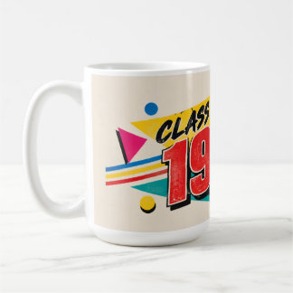 Taza de café de la clase de los 80 Retro Vintage N