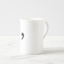 Taza de café de la coma de Oxford