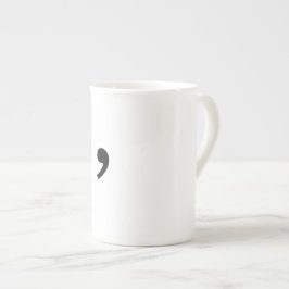 Taza de café de la coma de Oxford