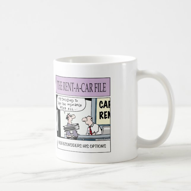 Taza De Café de la compañía del alquiler de coches (Derecha)