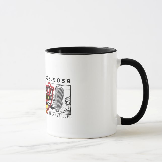 Taza de café de la compañía del coche de carreras (Derecha)