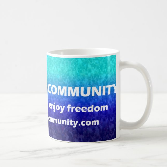 Taza de café de la comunidad de Linux Distro (Derecha)
