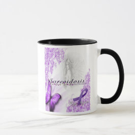 Taza de café de la conciencia de la sarcoidosis
