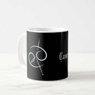 Taza de café de la constelación zodiacal Cáncer