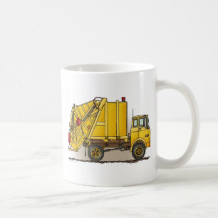 Taza de café de la construcción del camión de