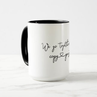 Taza de café de la copia y de la goma