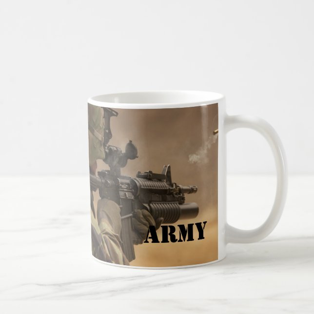 Taza de café de la cubierta de la pistola del (Derecha)