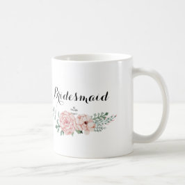 Taza de café de la dama de honor