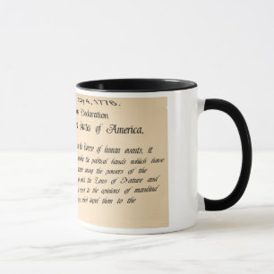 Taza de café de la Declaración de Independencia