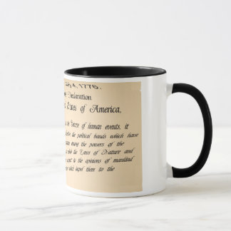 Taza de café de la Declaración de Independencia