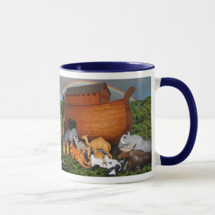 Taza de café de la diorama de la arca de Noahs