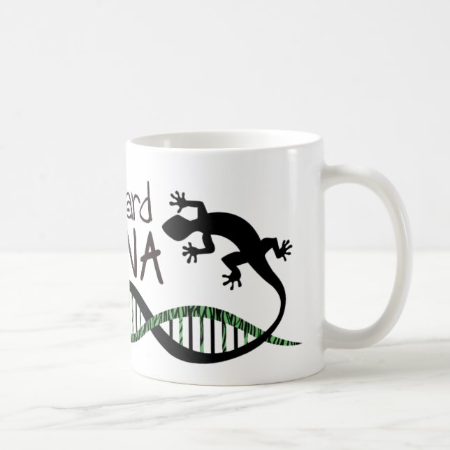 Taza de café de la DNA del lagarto (Derecha)