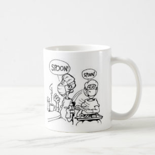 Taza de café de la emergencia del café
