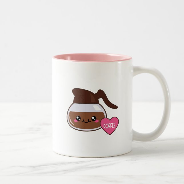 Taza de café de la emoji del café (Derecha)