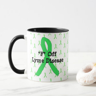 Taza de café de la enfermedad de Lyme F Off
