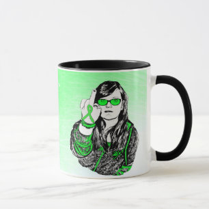 Taza de café de la enfermedad de Lyme F Off