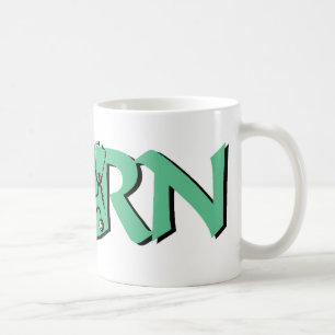 Taza de café de la enfermera registradoa
