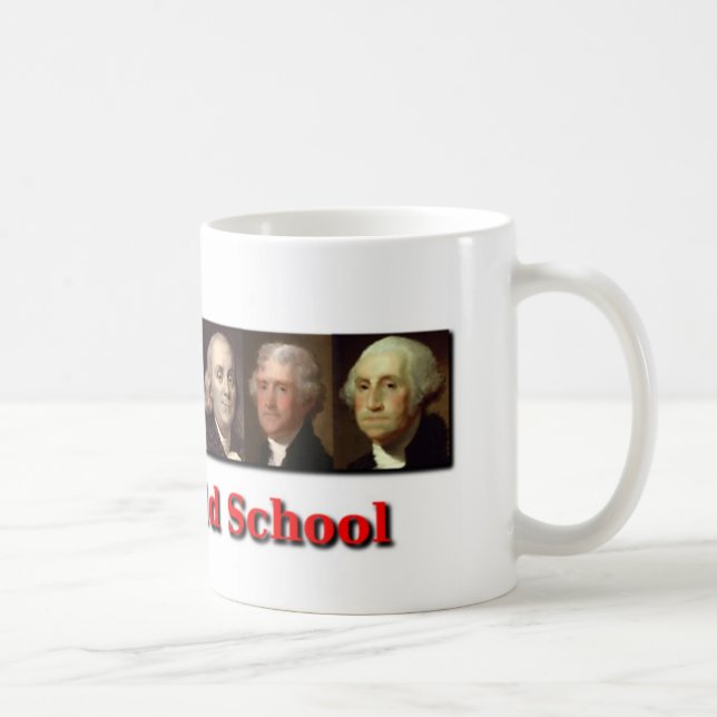 Taza de café de la escuela vieja (Derecha)