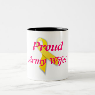 Taza de café de la esposa del ejército