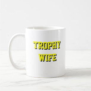 Taza de café de la esposa del trofeo
