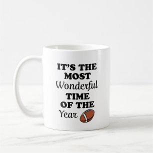 Taza de café de la estación de fútbol la mayor