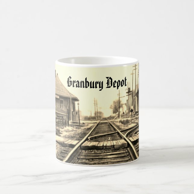 Taza de café de la estación de Granbury (Centro)