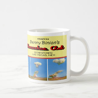 Taza de café de la explosión de la bomba atómica d