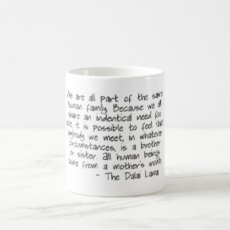 Taza de café de la "familia humana"