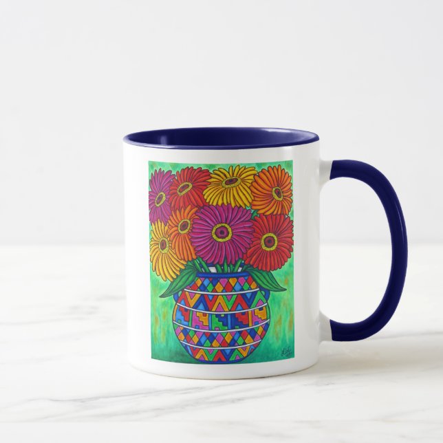 Taza de café de la fiesta del Zinnia (Derecha)