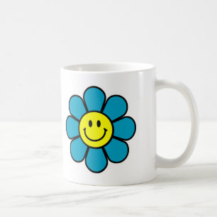 Taza de café de la flor