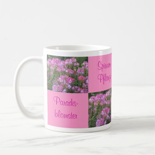 Taza de café de la flor de araña (Izquierda)