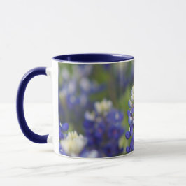 Taza de café de la flor de estado del Bluebonnet