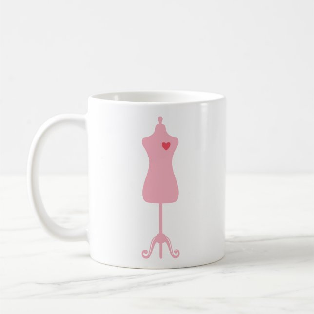 Taza de café de la forma del vestido (Izquierda)