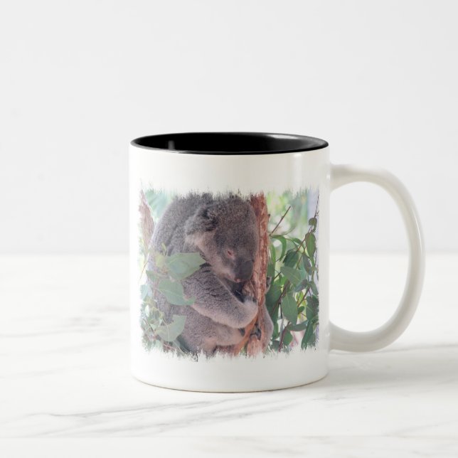 Taza de café de la foto de la koala (Derecha)