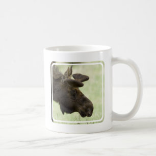 Taza de café de la foto de los alces