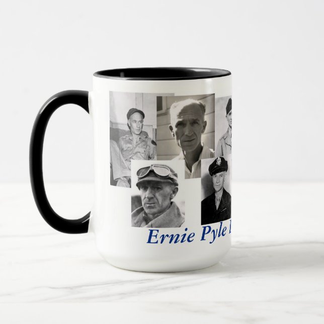 Taza de café de la Fundación Ernie Pyle Legacy (Izquierda)