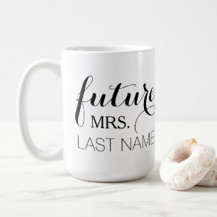 Taza de café de la futura esposa