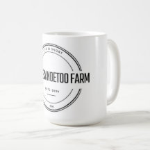 Taza de café de la granja Andthecanoetoo