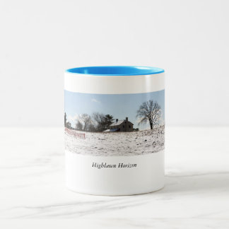 Taza de café de la granja de Highlawn