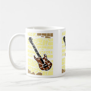 Taza de café de la guitarra