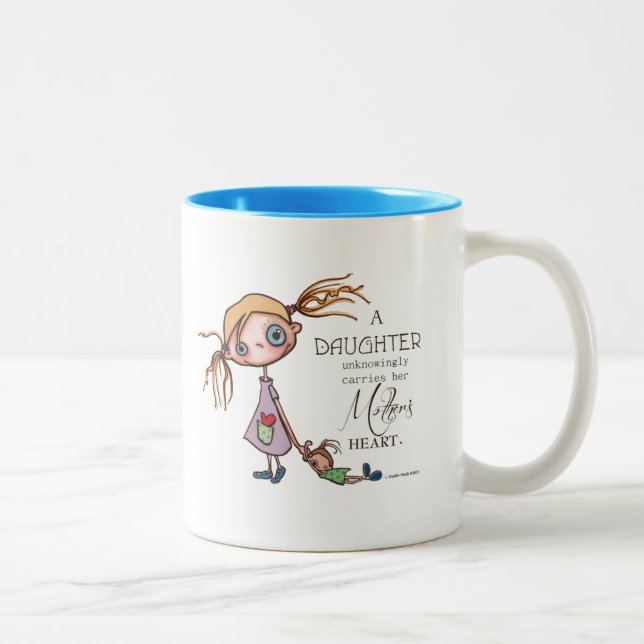 Taza de café de la "hija" (Derecha)