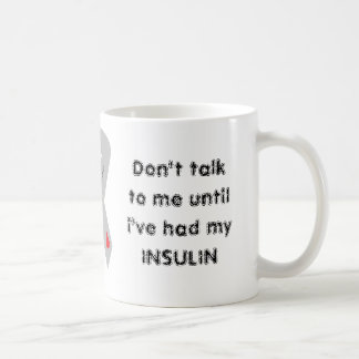 Taza de café de la insulina