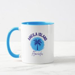 Taza de café de la isla Amelia Florida