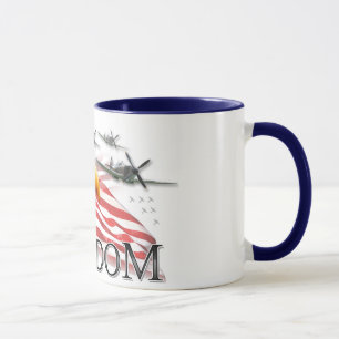 Taza de café de la libertad del Memorial Day