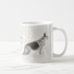 Taza de café de la mamá del pastor alemán
